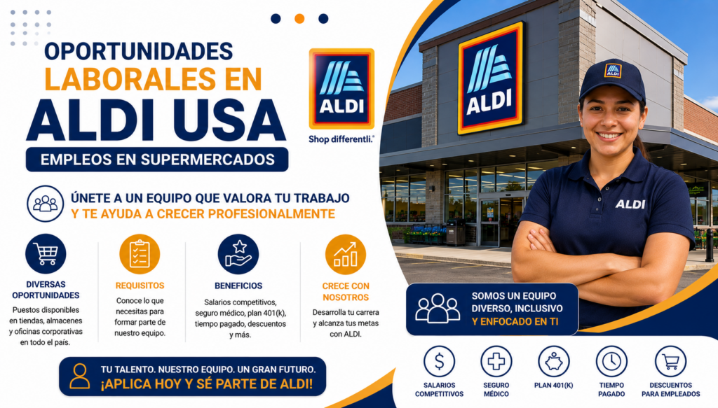 Oportunidades Laborales en ALDI USA: Empleos en Supermercados